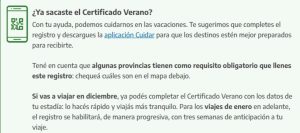 Vacaciones 2021: ¿qué provincias piden certificado y cómo obtenerlo?