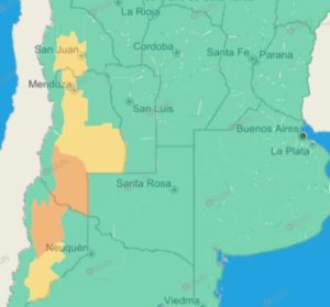 Calor y Zonda: alerta amarilla y naranja en Mendoza