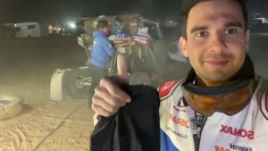 Dakar 2021: el mendocino que caminó 20 kilómetros en el desierto para conseguir un repuesto