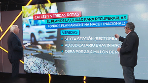 Nación financiará la reparación de calles y veredas de la Ciudad de Mendoza