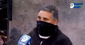 "Tuve que romper una pared y me caían las brasas" dramático relato de una víctima de un terrible incendio