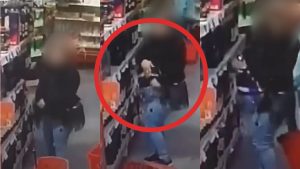 Video: así se robó una mujer 8 botellas de Vodka valuadas en $10.000