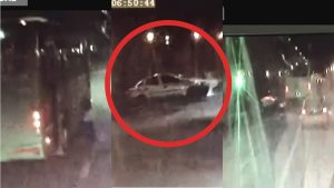 Video: Así fue el impactante choque entre un vehículo y un micro en Ciudad