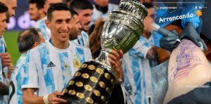 El sorprendente tatuaje de Di María luego de salir campeón de la Copa América