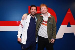 ¡Un cholulo! Messi le pidió foto a un famoso cantante