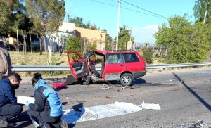 Tragedia en San Carlos: tres jóvenes murieron en un choque frontal