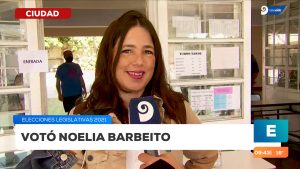 "Hay que venir para definir el futuro de los mendocinos": Noelia Barbeito ya votó