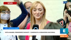 "Hay que escuchar que dice el mendocino": Anabel Fernández Sagasti a minutos de votar