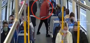 Video: así un ladrón armado intentó robarle a una pasajera en el tren