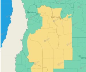 Alerta Amarilla en Mendoza por tormentas y caída de granizo: ¿Dónde y a qué hora?