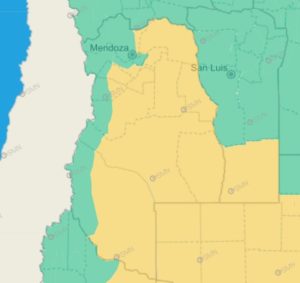 Alerta Amarilla por tormentas y granizo en Mendoza: ¿cuándo y dónde?