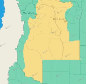 Alerta Amarilla por fuertes tormentas y granizo en Mendoza: ¿cuándo y dónde?