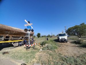 Descarriló un tren en Las Heras: ladrones habían saboteado las vías