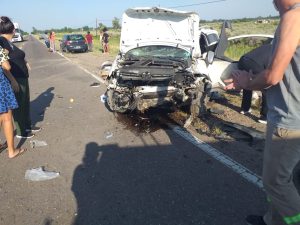 Fuerte choque entre turistas en una ruta mendocina