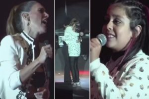 Emocionante video: La Sole invitó a cantar a una mendocina de 10 años y le cumplió su sueño