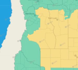 Atención Mendoza: hay alerta amarilla por tormentas y granizo