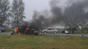 Tragedia: Tres personas murieron y cinco heridas en un choque en una ruta nacional