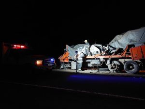 Murió un conductor tras el choque de 3 camiones en una ruta argentina