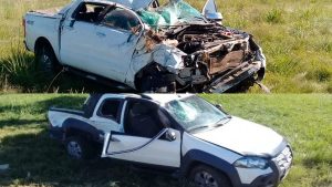 Tragedia nacional: una familia de 5 personas falleció en un choque entre camionetas