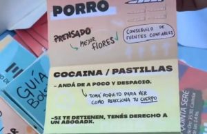 "Tomá poquita cocaína y fumá flores", el desconcertante consejo de un municipio