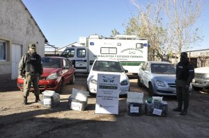 Cayeron cuando retiraban encomiendas con más de 17 kilos de cocaína