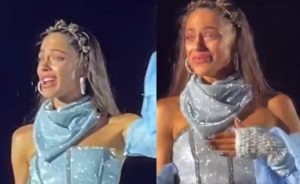 Video: ¿Qué le pasó a Tini que se puso a llorar en pleno show?