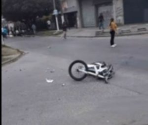 El gravísimo accidente en moto del cantante de cumbia "El Noba"