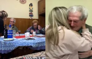 Video: la emoción de dos abuelos al ver que su nieta se tatuó sus nombres