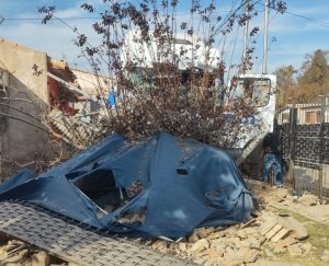 "No entendía nada": Un camión terminó dentro de una casa en Guaymallén