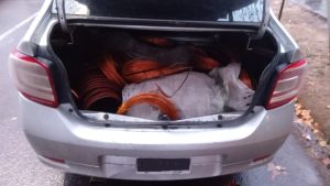 Estaban robando cobre en Tupungato y huyeron: los encontraron en Luján con un auto lleno