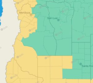 Alerta Amarilla de Zonda en Mendoza: a qué hora baja al llano y que localidades afecta