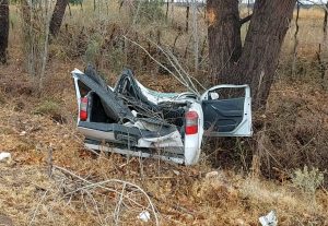 Un Reina de San Martín protagonizó un tremendo accidente