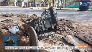 Denuncian actos de vandalismo en Guaymallén: Quemaron 14 contenedores en 15 días