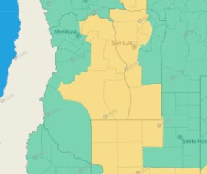 Alerta Amarilla en Mendoza por fuertes vientos: ¿dónde y cuándo?