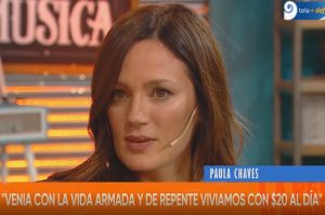 El duro momento de Paula Chaves: "Mi papá quebró y nos quedamos sin nada"