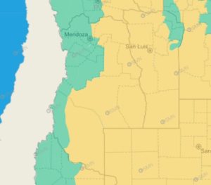 Alertas Amarillas en Mendoza por viento caliente, tormentas y granizo: ¿qué pasa en tu zona?