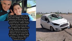 "Nos salvó la vida": El agradecimiento viral a un conductor que salvó a 25 chicos de un accidente en Mendoza