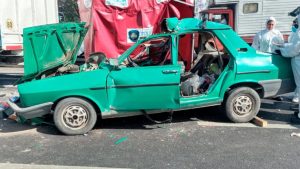 Impresionante choque dejó dos muertos y un herido grave