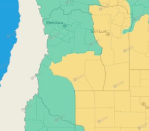 Mendoza: Alerta Amarilla por calor extremo, tormentas y granizo