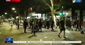 ¿Qué pasó en la Peatonal que hubo incidentes durante los festejos por el partido?