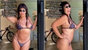 "La revolución de las viejas": Moria Casán desafió a los que la critican y bailó en bikini