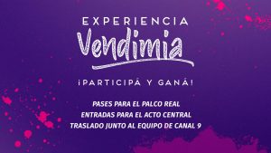 Viví la Vendimia en el palco de Canal 9 Televida: Ganate entradas para La Vía Blanca, Carrusel y el acto Central