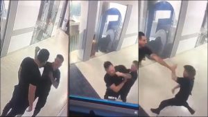 Viral: el video de dos policías que se agarran a trompadas mientras cuidan a un preso en un hospital