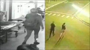 Video: una mujer se robó a una beba de un hospital en una mochila