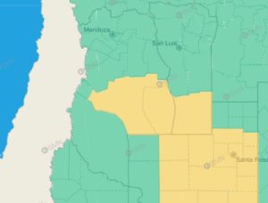 Jueves Santo con Alerta Amarilla por tormentas en Mendoza: ¿dónde y cuándo?