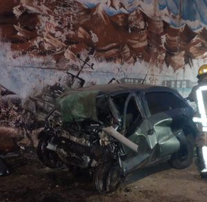 Terrible accidente: murió un joven al chocar contra el puente de hierro en Guaymallén