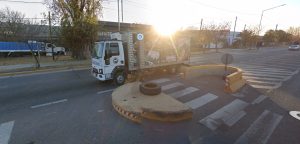 Le robaron a un camionero de madrugada en la calle Rodríguez Peña