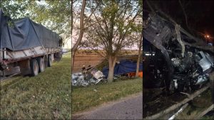 Tragedia en la autopista de San Luis: un mendocino murió en un choque entre camiones