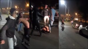 Video: otro brutal ataque a patadas y piñas en la cabeza a un joven afuera de un boliche