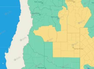 Alerta Amarilla por tormentas y granizo en Mendoza: ¿qué zonas serán las más afectadas?